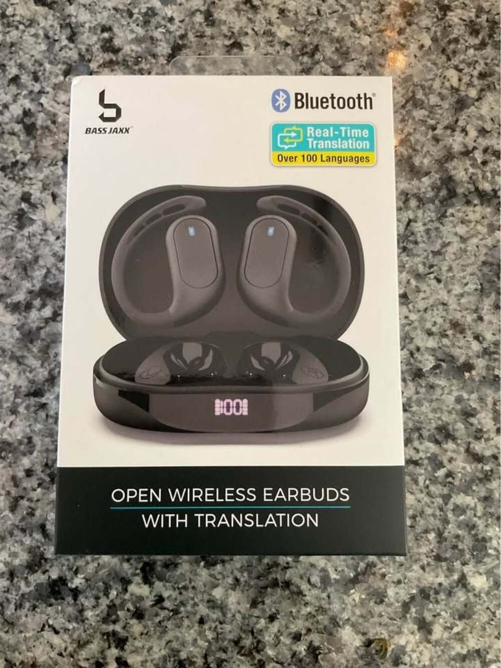 Bass Jaxx Open Wireless Earbuds with Translation Feature
